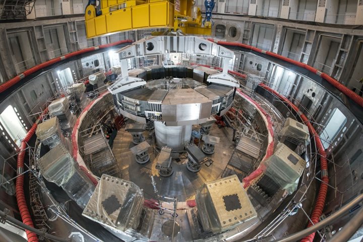 First ITER magnet lowered into pit